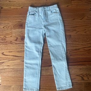light washed jeans